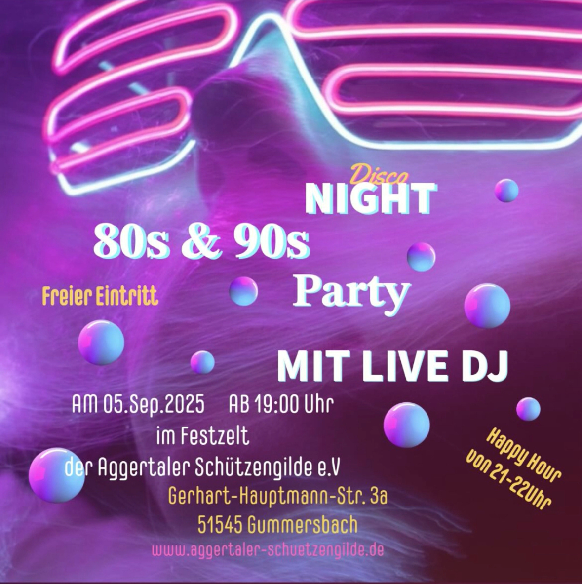 Flyer Disco 2025